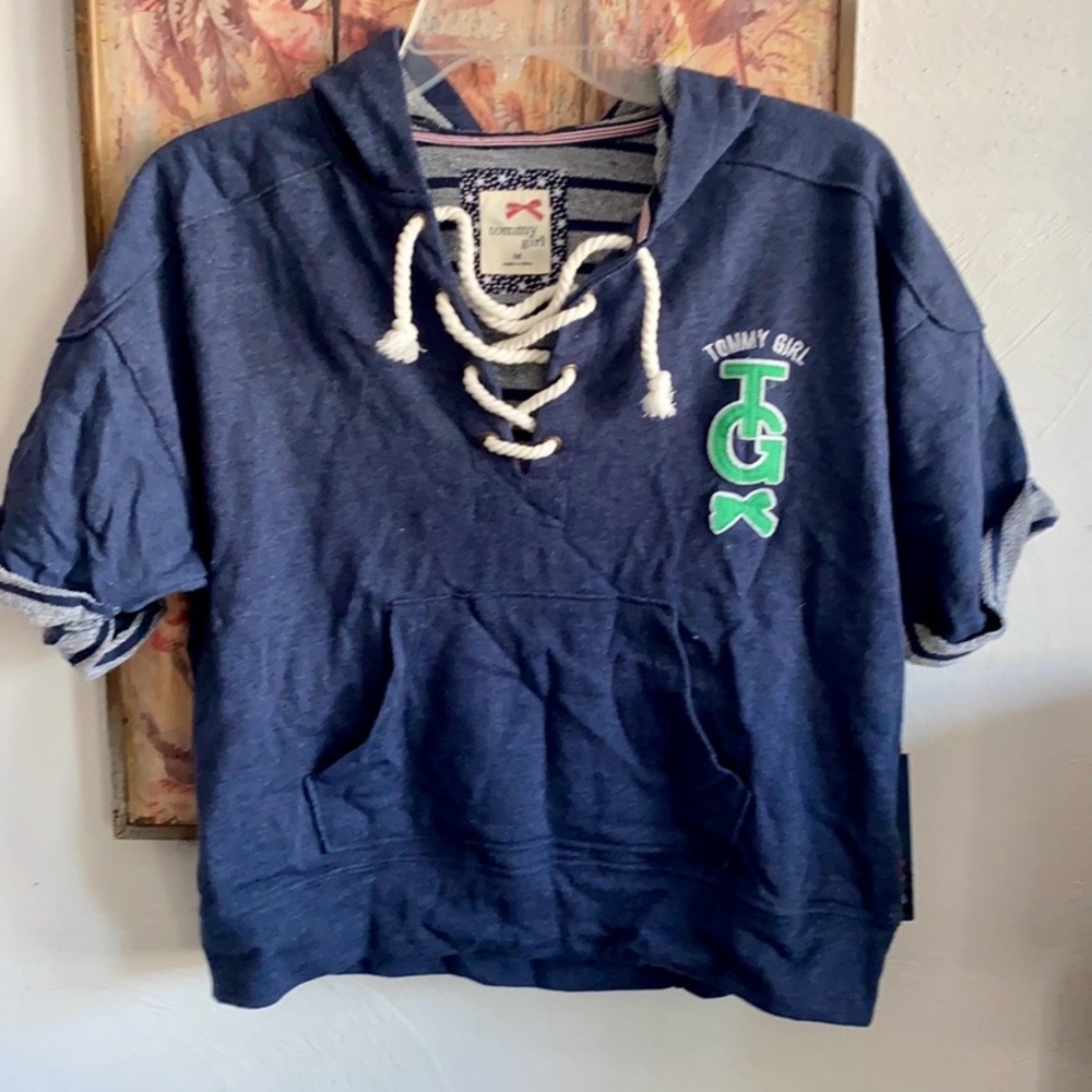 NWT TOMMY HILFIGER TOMMY GIRL SWEATSHIRT HOODI TOP